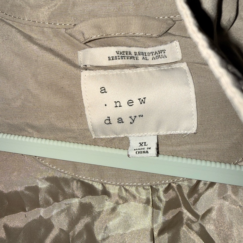 a new day Neutral Beige Trench Jacket - Picture 3 of 3